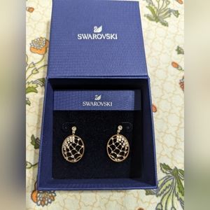 Swarovski Rose Gold drop earrings